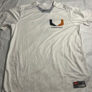 Nike‎ Dri-FIT Connecticut Softball Baseball T-Shirt XL Mens White Jersey